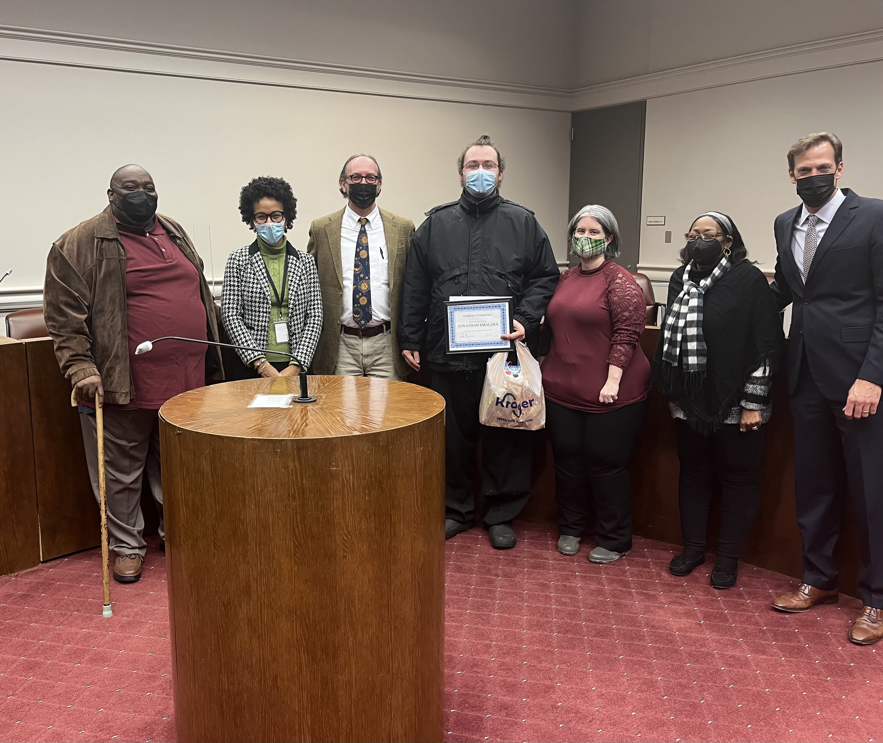 January 2022 Circuit Court Behavioral Health Docket Graduation