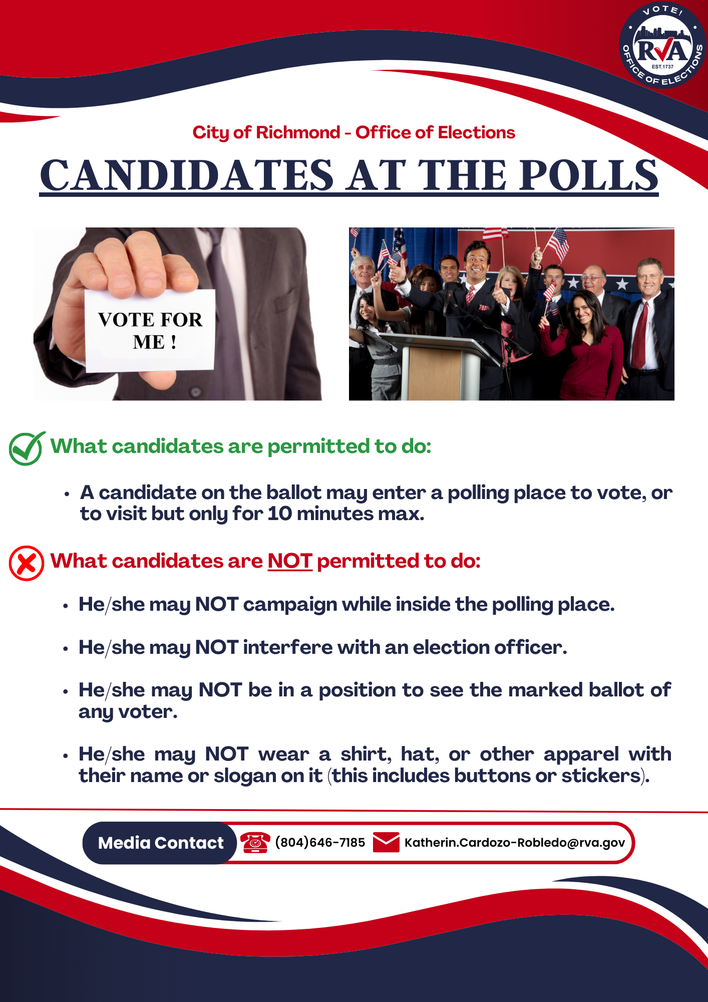 Candidates At The Polls