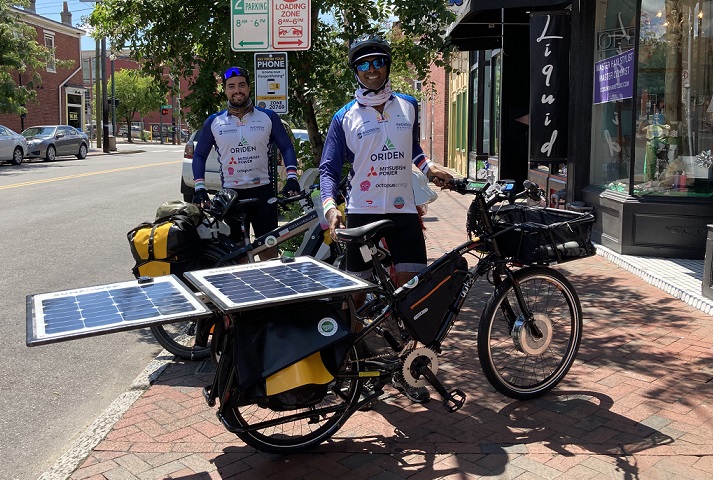 Solar powered bikes Sushil Reddy