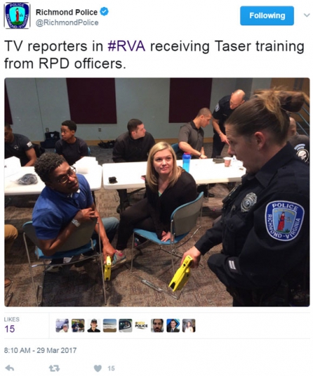 Richmond Police Department Taser Training