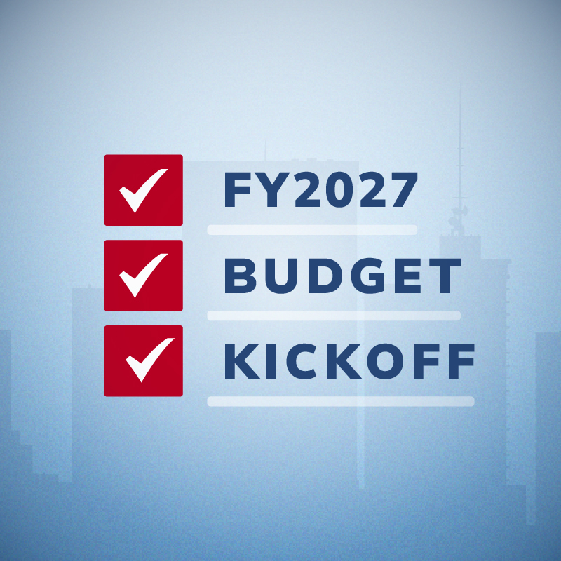FY2027 Budget Kickoff