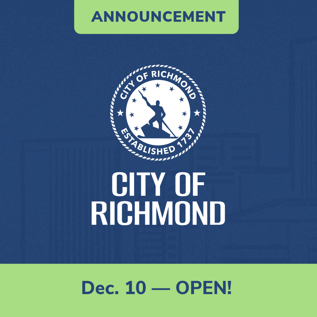 City of Richmond to Resume Normal Operations on Wednesday