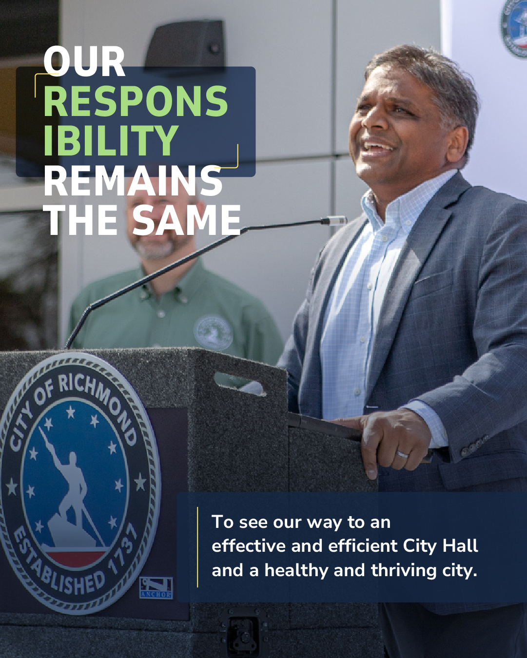 "Our responsibility remains the same" -- Danny Avula