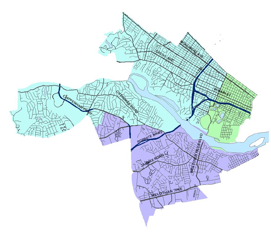 Third precinct sectors