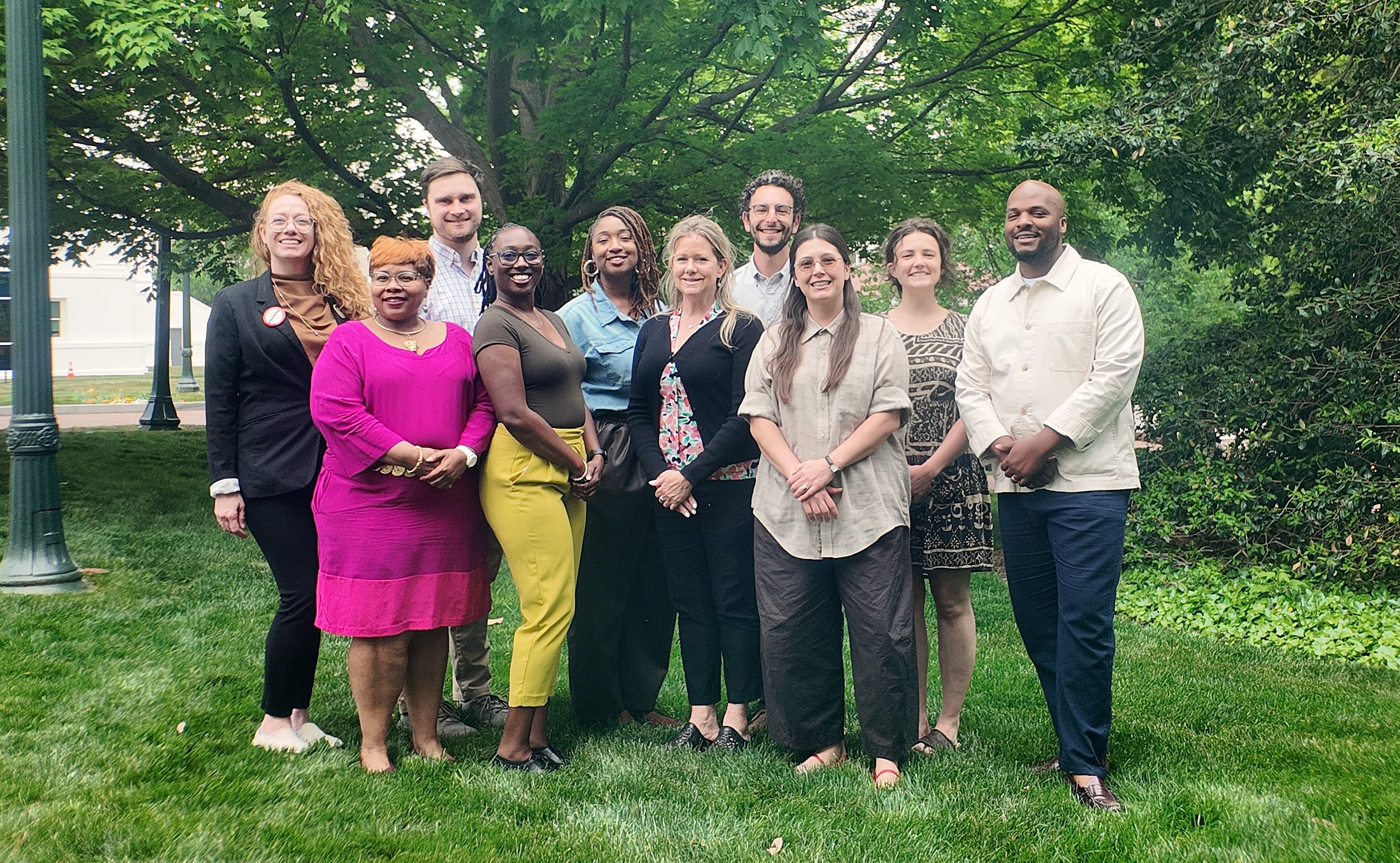 A group photo of the Office of Sustainability staff.