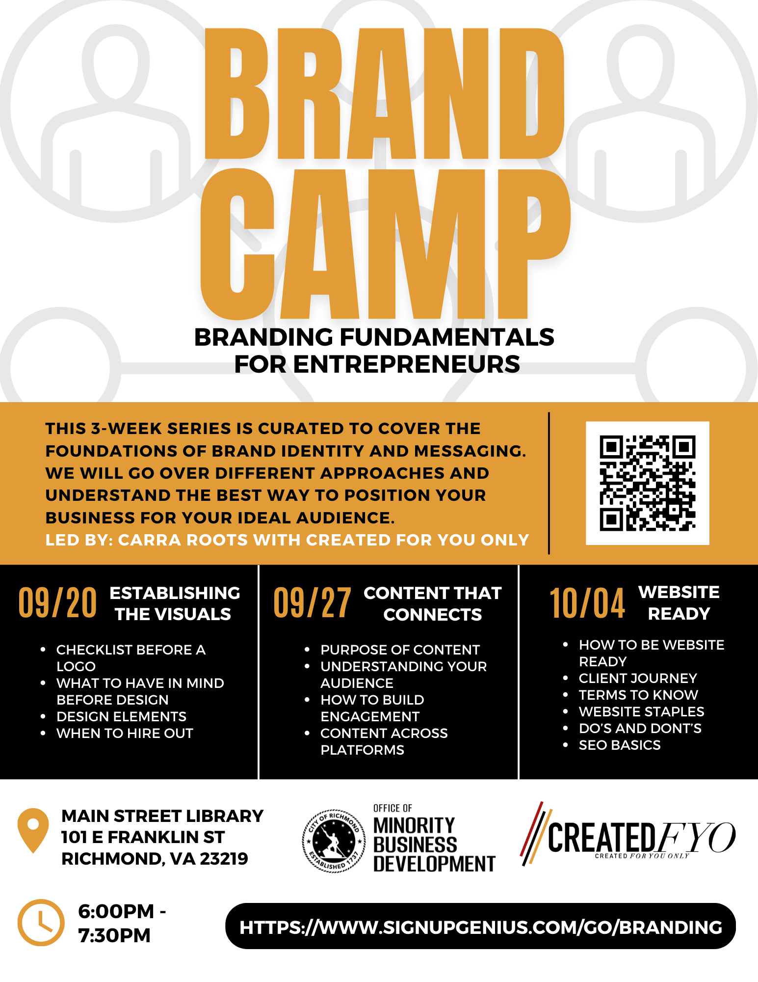 Brand Camp Flier