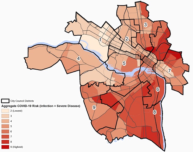 COVID19 Vulnerability Map