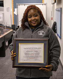 Supervisor of Year Chantell Jones