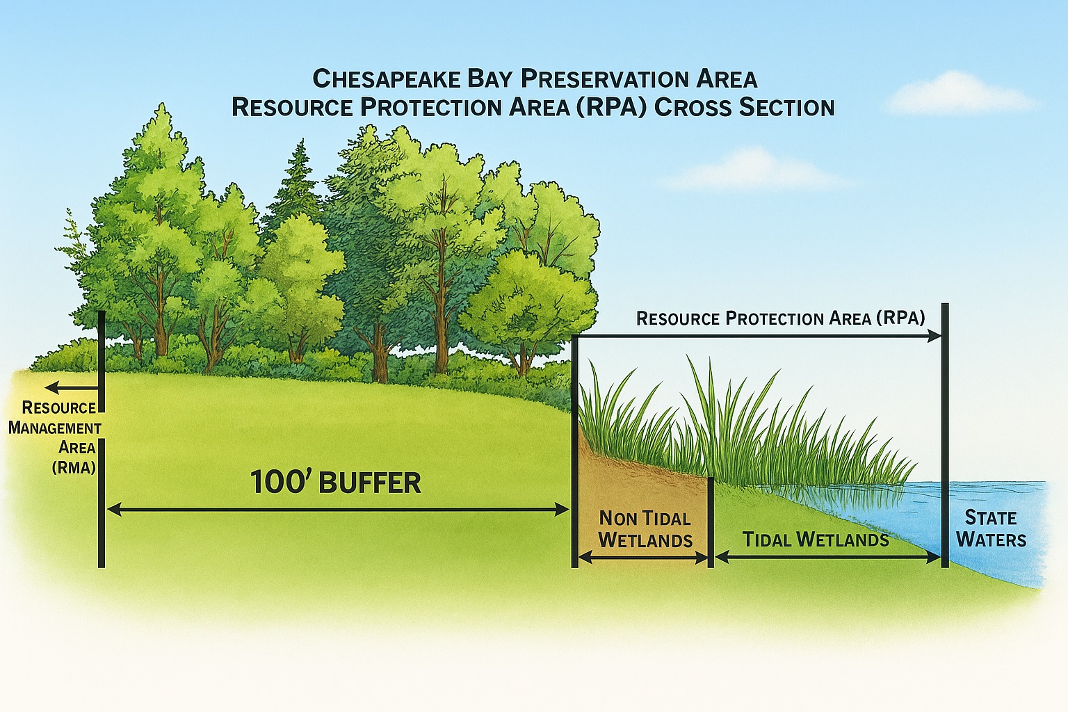 Chesapeake Bay Buffer Area