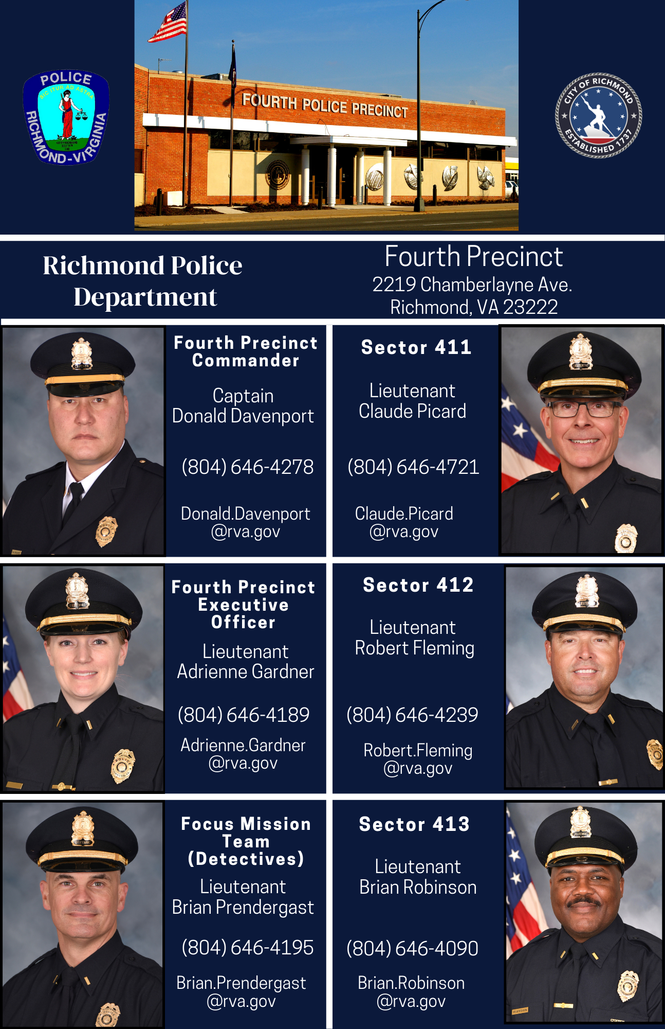 Fourth Precinct Lineup