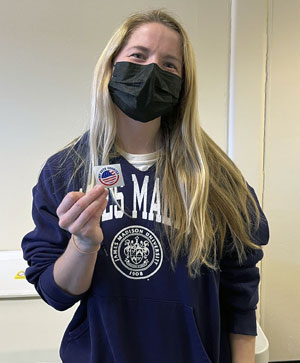 picture of a voter