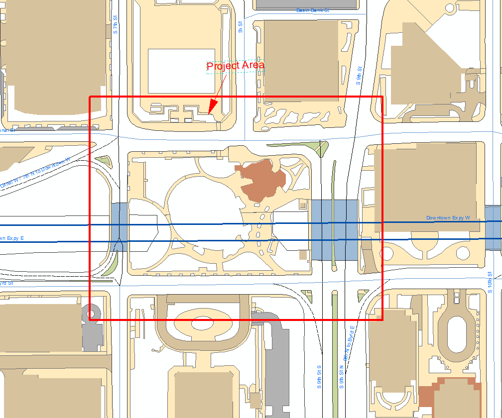 Image - US60 Downtown Expressway - Gateway Pedestrian Improvement Project