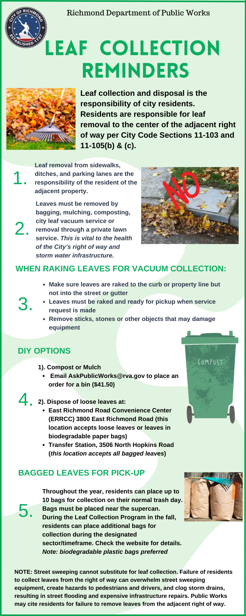 Image - Leaf collection and disposal is the responsibility of city residents. 