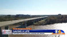 Body-cam video shows Richmond officers save suicidal man from jumping off bridge