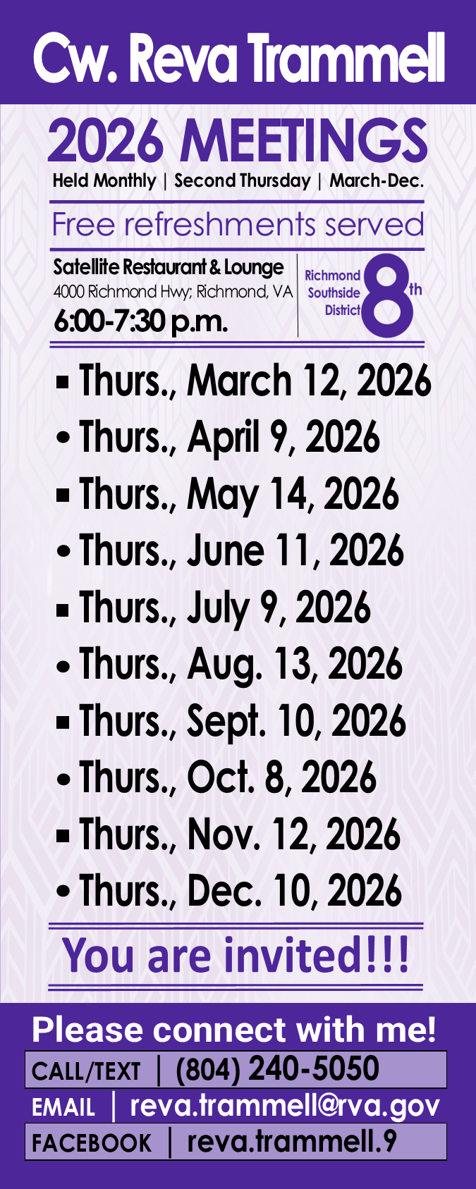 Cm. Trammell Calendar Eng.