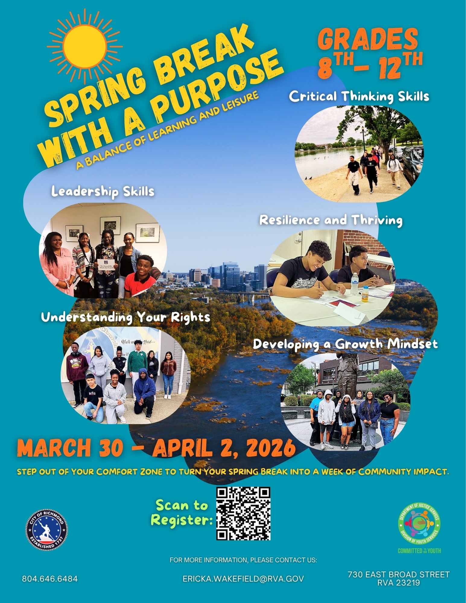 Spring Break Camp Flyer