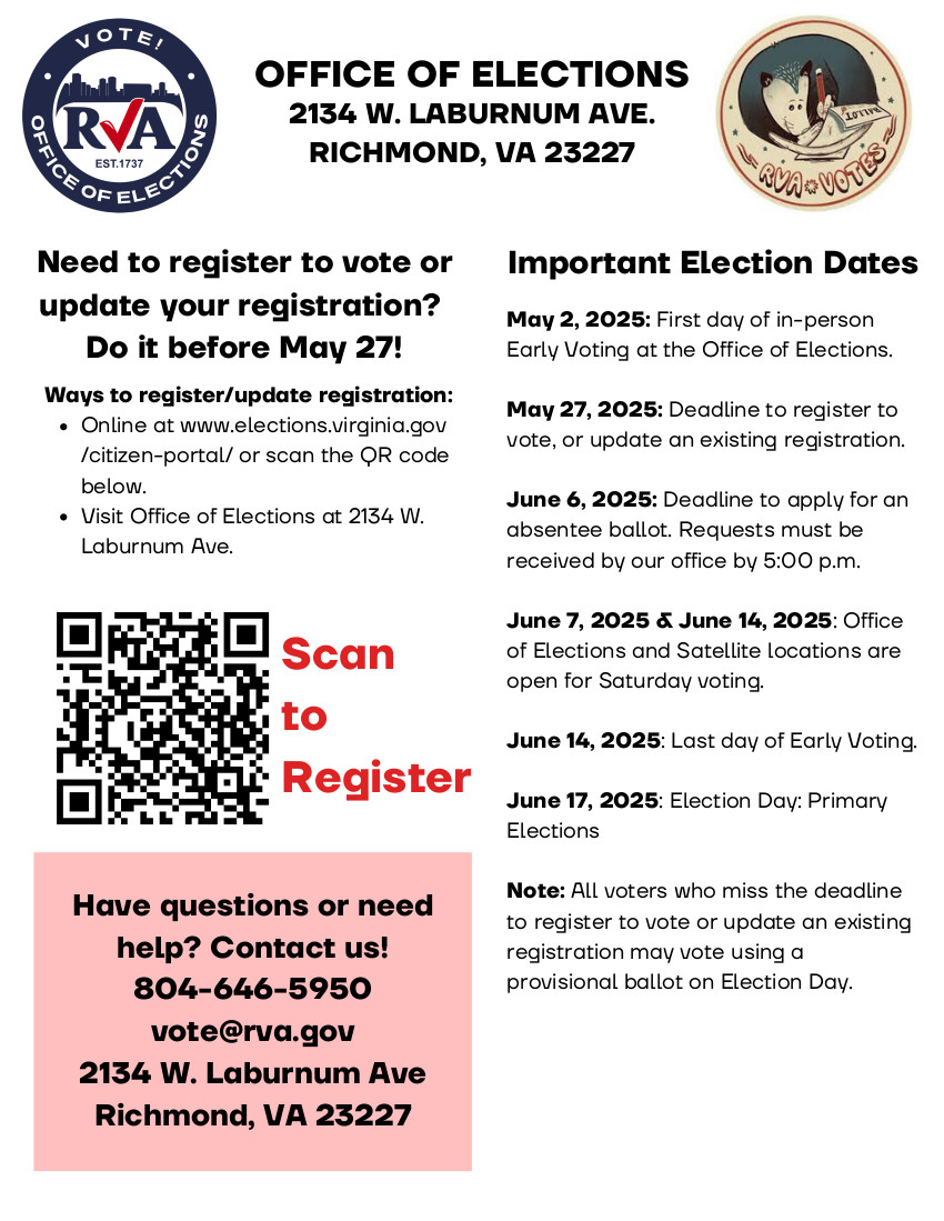 Voter Registration Flyer