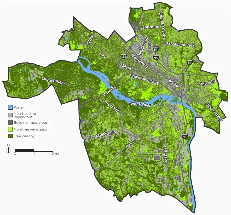 Land Cover in Richmond