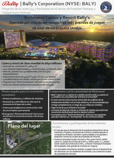 Bally's Corporation - Spanish Summary