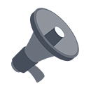 Bullhorn making announcement