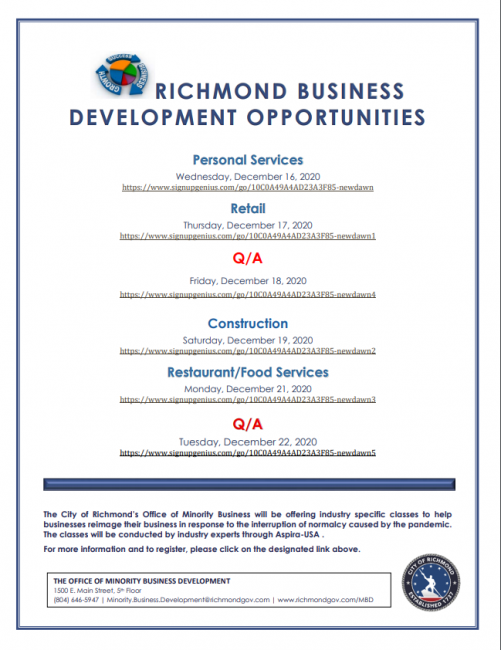 Richmond Business Development Opportunities