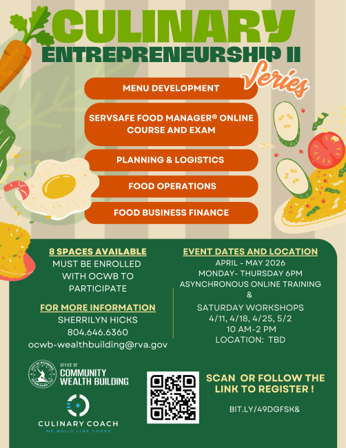 OCWB Culinary Entrepreneurship